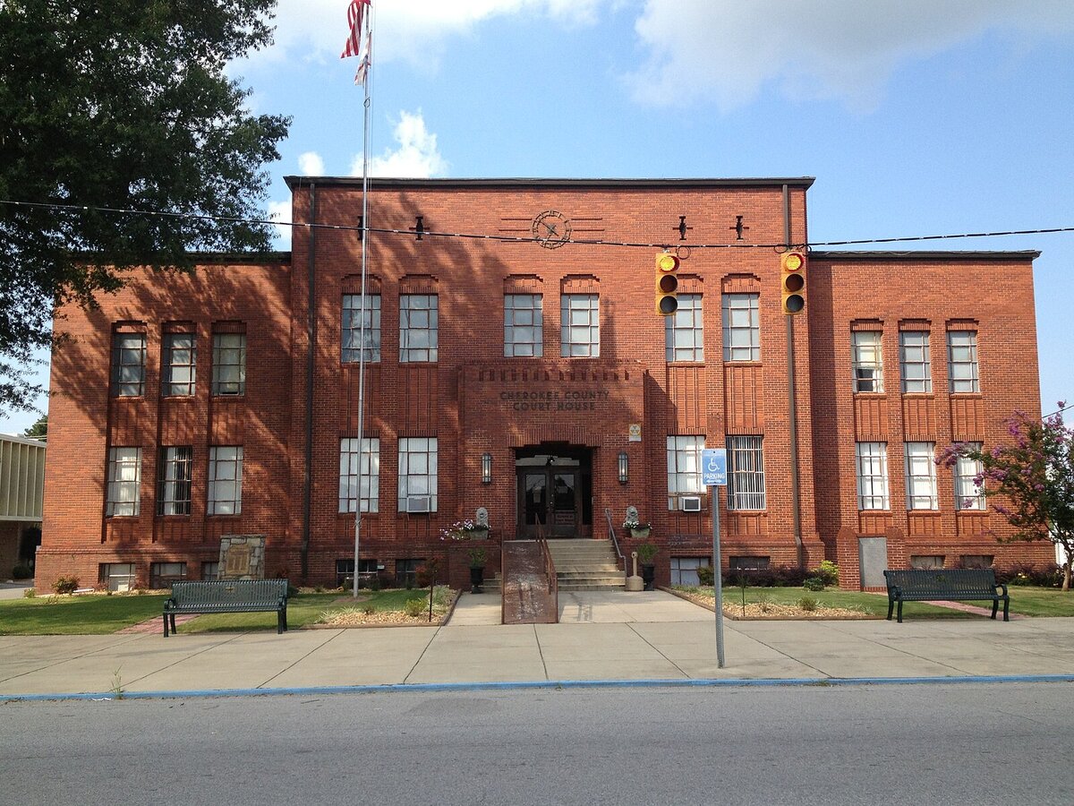 Cherokee County Courthouse in Centre, Alabama